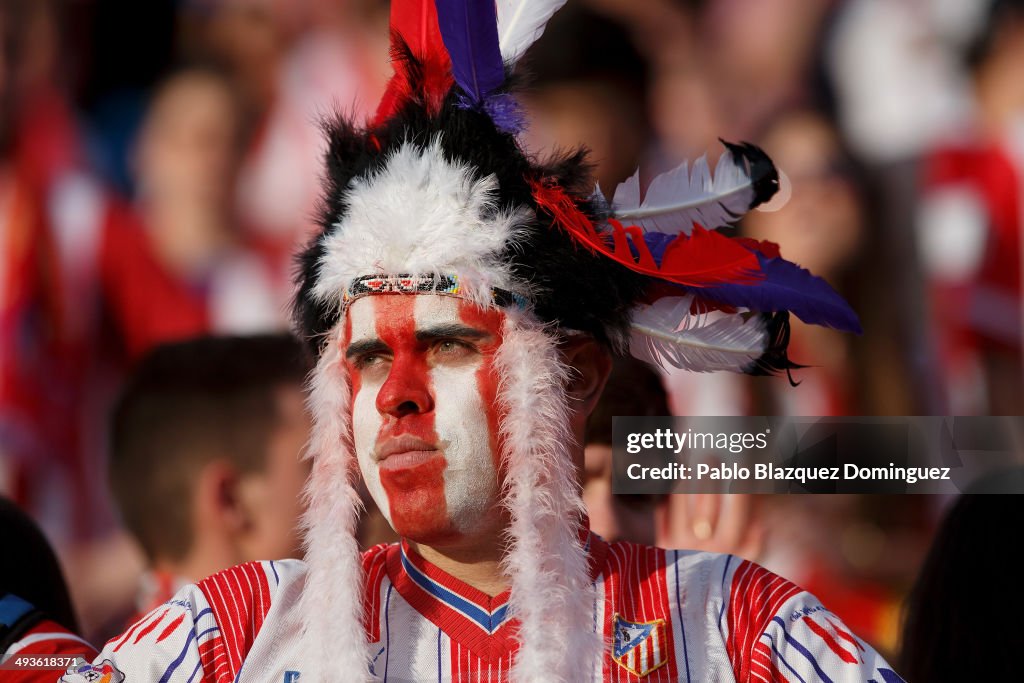 Atletico And Real Fans Watch The Champions League Final In Madrid