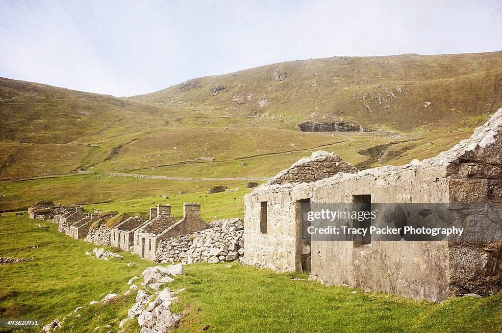 Village Street, Village Bay, Hirta, St Kilda.