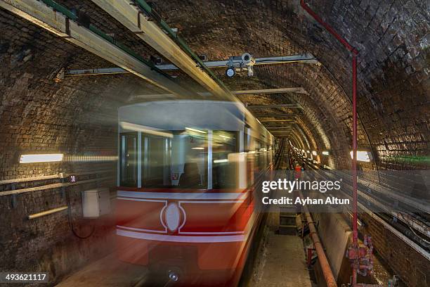 the tunel. - tunel istanbul stock pictures, royalty-free photos & images
