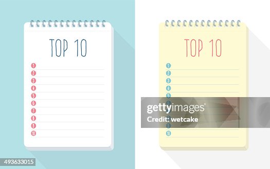 List High Resolution Top 10 List High-Res Vector Graphic - Getty Images