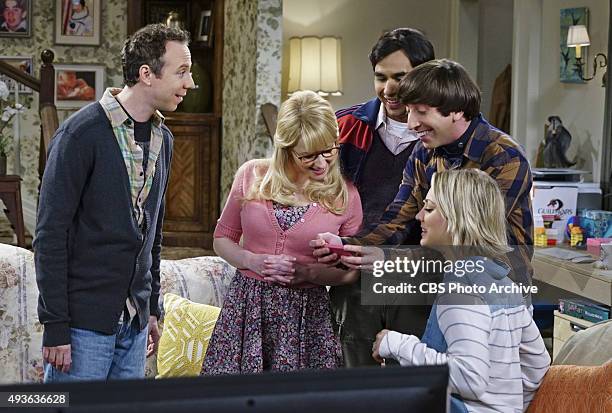 The Helium Insufficiency" -- Penny and Bernadette download a dating app on Amy's phone to try and find her a new man, on THE BIG BANG THEORY, Monday,...