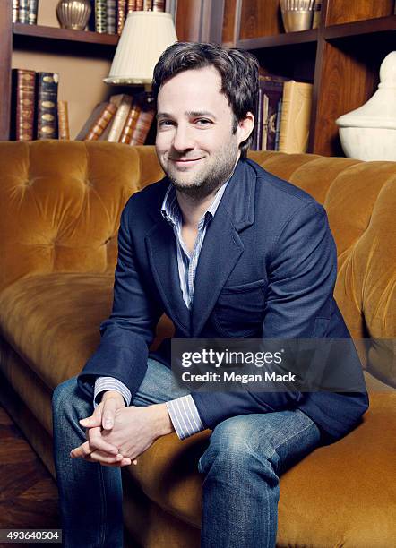 Danny Strong, actor, screenwriter, television writer, and television producer, poses for a portrait at TheGrill for The Wrap on October 6, 2015 in...