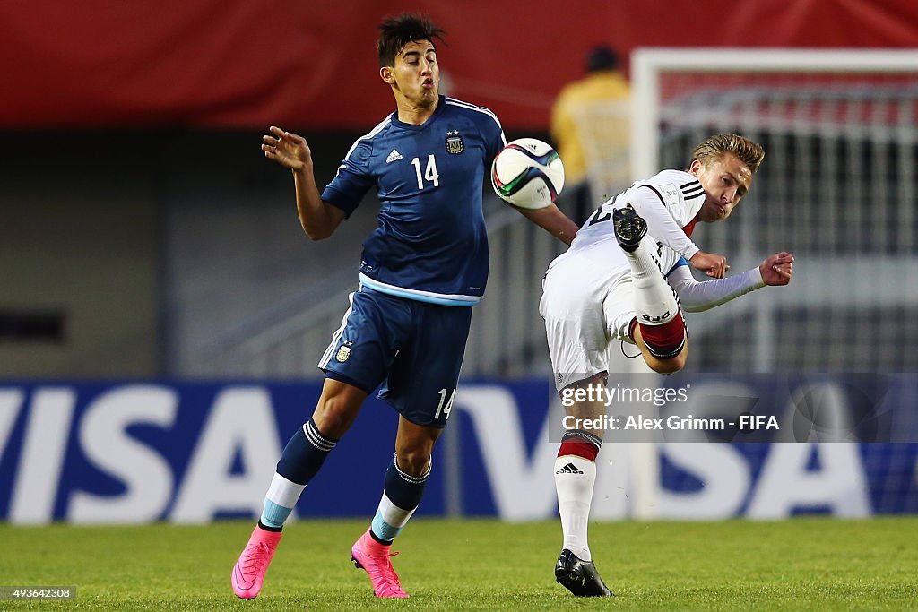 Argentina v Germany: Group C - FIFA U-17 World Cup Chile 2015
