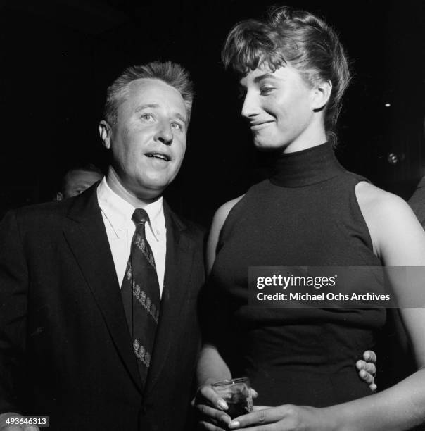 Actor George Gobel and his wife Alice attend at party in Los Angeles, California.