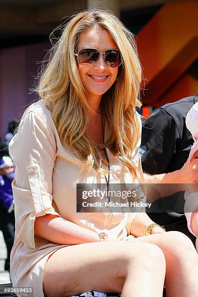 Broadcaster Nicole Briscoe attends the 2014 IPL 500 Festival Parade during the 2014 Indy 500 Festival at on May 24, 2014 in Indianapolis, Indiana.