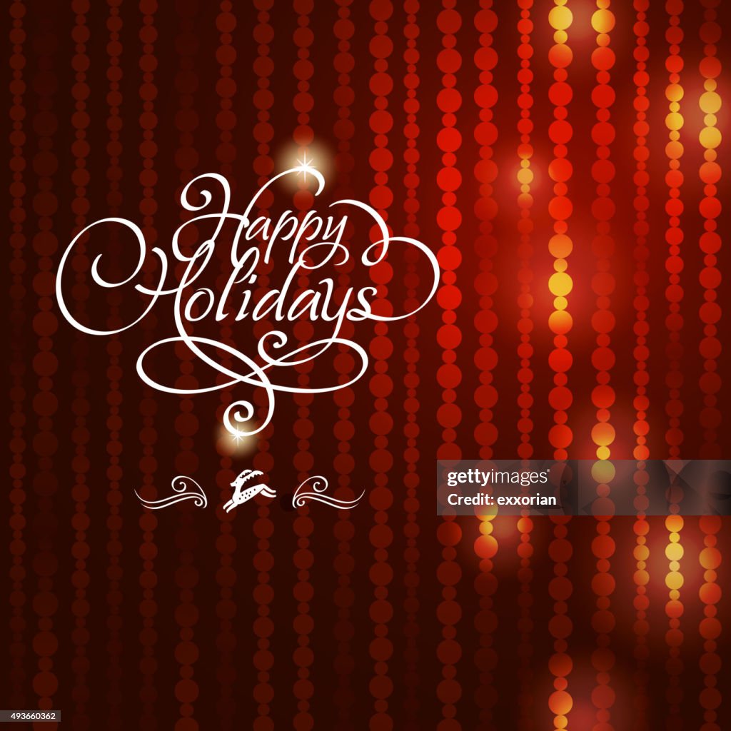 Happy holidays background