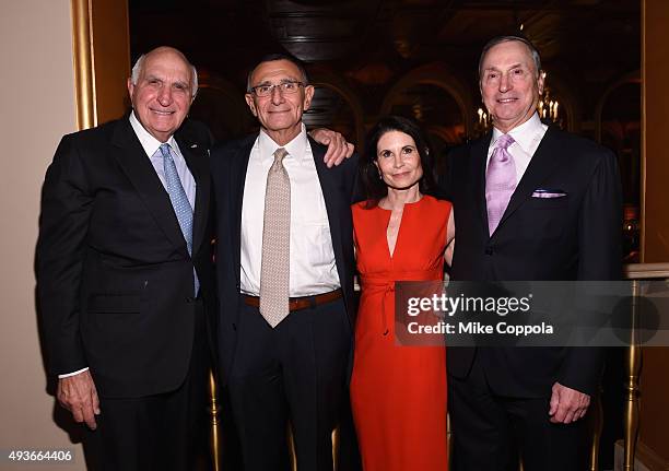 Kenneth Langone, Dr. Hersch Leon Pachter, Lori Fink and Robert I. Grossman attend NYU Langone Medical Center's Perlmutter Cancer Center Gala at The...