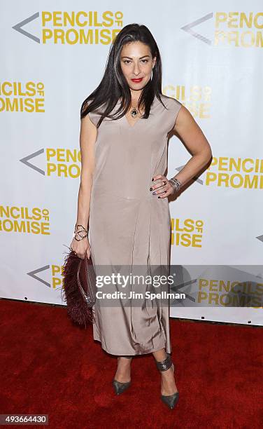 Stylist Stacy London attends the Pencils Of Promise Gala 2015 at Cipriani Wall Street on October 21, 2015 in New York City.