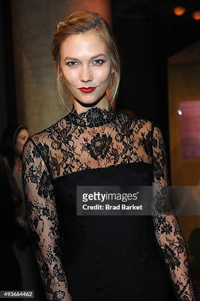 Karlie Kloss attends the Pencils Of Promise Gala 2015 at Cipriani Wall Street on October 21, 2015 in New York City.
