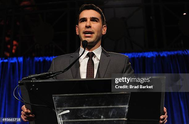 Adam Braun attends the Pencils Of Promise Gala 2015 at Cipriani Wall Street on October 21, 2015 in New York City.