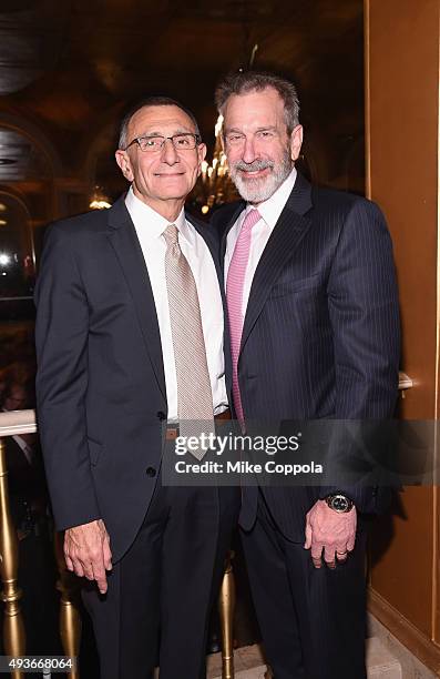 Dr. Hersch Leon Pachter and Dr. Joseph D. Zuckerman, MD attend NYU Langone Medical Center's Perlmutter Cancer Center Gala at The Plaza Hotel on...