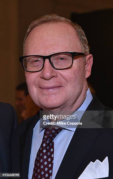 Thomas H. Lee attends NYU Langone Medical Center's Perlmutter Cancer Center Gala at The Plaza Hotel on October 21, 2015 in New York City.