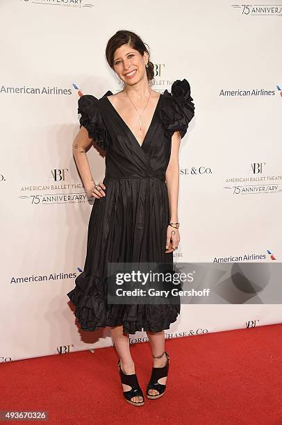 Jewelry designer Pamela Love attends the American Ballet 75th Anniversary Fall Gala at David H. Koch Theater at Lincoln Center on October 21, 2015 in...