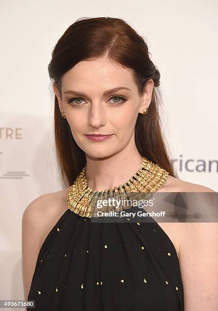 Actress and model Lydia Hearst attends the American Ballet 75th Anniversary Fall Gala at David H. Koch Theater at Lincoln Center on October 21, 2015...