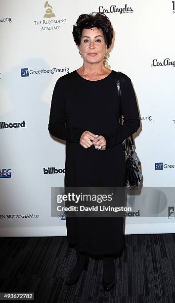 Tina Sinatra attends the Architects of Sound: Frank Sinatra at Club Nokia on October 21, 2015 in Los Angeles, California.