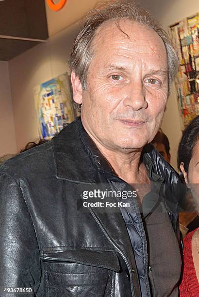 Actor Hyppolite Girardot attend the Cocktail Orange during the FIAC 2015 - International Contemporary Art Fair At Grand Palais on October 21, 2015 in...