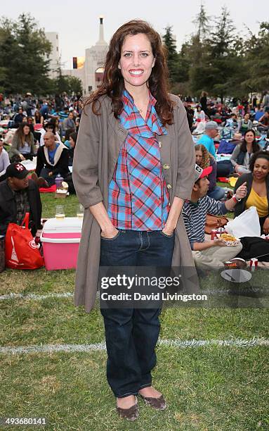 Actress Ione Skye attends the "Say Anything" 25th anniversary screening at Exposition Park on May 24, 2014 in Los Angeles, California.