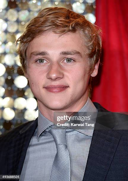 Ben Hardy attends the British Soap Awards held at the Hackney Empire on May 24, 2014 in London, England.