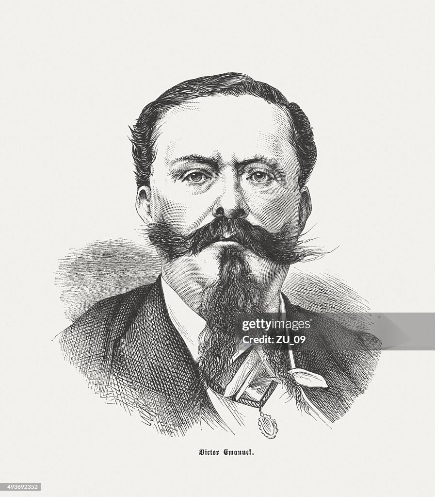 Victor Emmanuel II, King of Italy, published in 1871