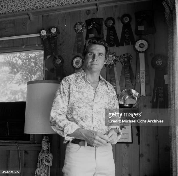 Actor James Brolin poses at home in Los Angeles, California.