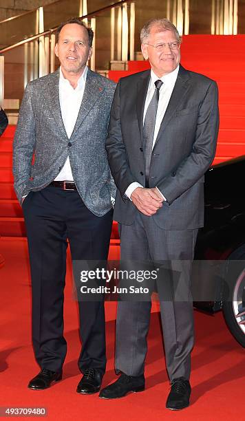 Director Robert Zemeckis and producer Jack Rapke and guest attend the opening ceremony of the Tokyo International Film Festival 2015 at Roppongi...