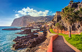 Promenade walk into Camara de Lobos, Madeira