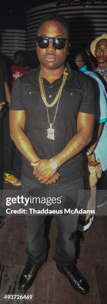 Troy Ave attends a memorial day weekend party hosted by Birdman and DJ Khaled at Mansion nightclub on May 24, 2014 in Miami Beach, Florida. (Photo by...