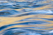 Afternoon light on flowing water