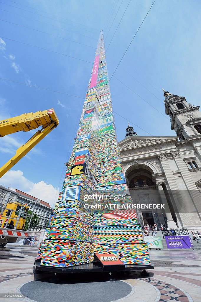 HUNGARY-GUINNESS RECORD-LEGO