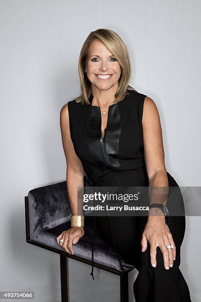 News anchors Katie Couric attends The Daily Front Row's Third Annual Fashion Media Awards at the Park Hyatt New York on September 10, 2015 in New...