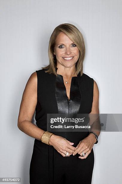 News anchors Katie Couric attends The Daily Front Row's Third Annual Fashion Media Awards at the Park Hyatt New York on September 10, 2015 in New...