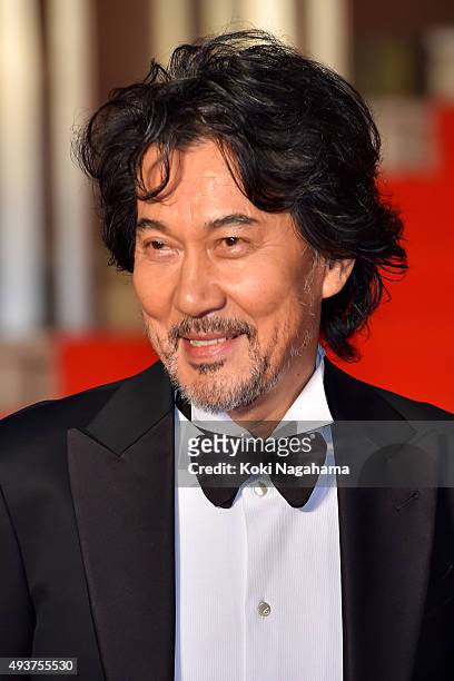 Actor Koji Yakusho attends the opening ceremony of the Tokyo International Film Festival 2015 at Roppongi Hills on October 22, 2015 in Tokyo, Japan.