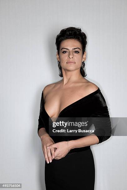 Actress and model Elena Levon attends The Daily Front Row's Third Annual Fashion Media Awards at the Park Hyatt New York on September 10, 2015 in New...