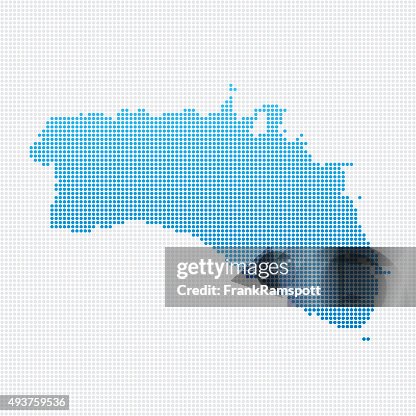 Menorca Map Blue Dot Pattern Menorca Map Blue Dot Pattern