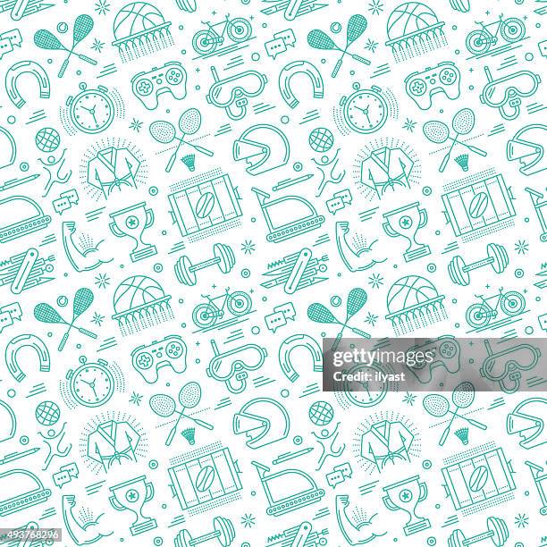 Fitteness Pattern 280 Dumbells Pattern High Res Illustrations - Getty Images