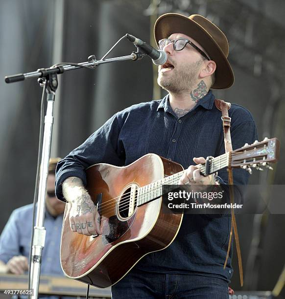 Dallas Green of City and Colour peforms during the Sasquatch! Music Festival at the Gorge Amphitheatre on May 24, 2014 in George, Washington.