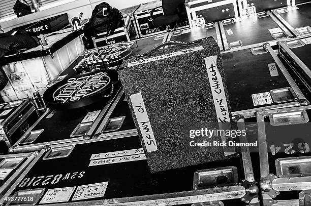 Eric Church: Day In The Life Images - Load in to Load out Eric Church opens the NEW Ascend Amphitheater at on July 31, 2015 in Nashville, Tennessee.