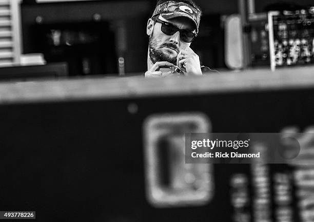 Eric Church sound check during Eric Church: Day In The Life Images - "Load in to Load out" Eric Church opens the NEW Ascend Amphitheater at on July...