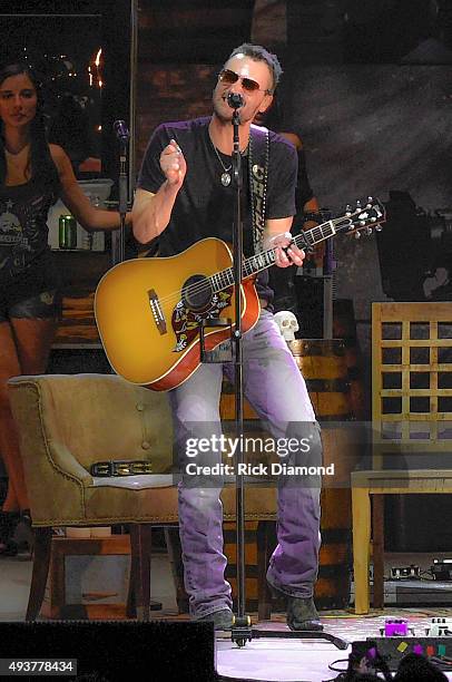 Eric Church performs during Eric Church: Day In The Life Images - "Load in to Load out" Eric Church opens the NEW Ascend Amphitheater at on July 31,...