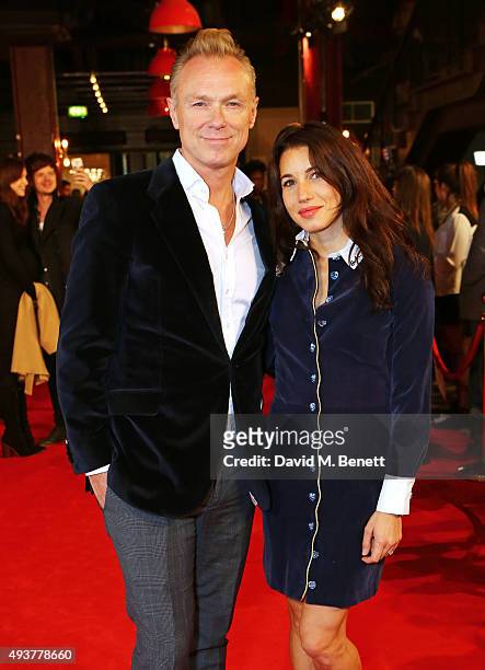 Gary Kemp and Lauren Kemp attend the UK Premiere of "Kill Your Friends" at the Picturehouse Central on October 22, 2015 in London, England.