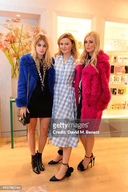 Kara Rose Marshall, Amber Atherton and Diana Vickers attend the Phytomone luxury skin care Mothers and Daughters event at Fortnum & Mason on October...