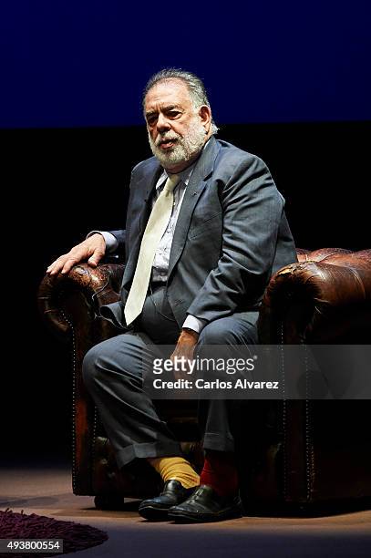 Director Francis Ford Coppola attends a press conference at the Jovellanos Theater during the "Princess of Asturias 2015 Awards on October 22, 2015...