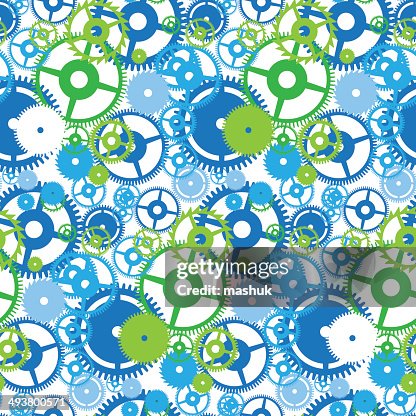 Gear seamless pattern Gear seamless pattern