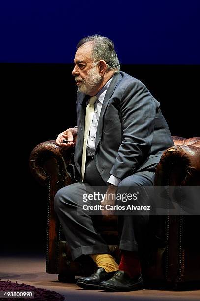 Director Francis Ford Coppola attends a press conference at the Jovellanos Theater during the "Princess of Asturias 2015 Awards on October 22, 2015...