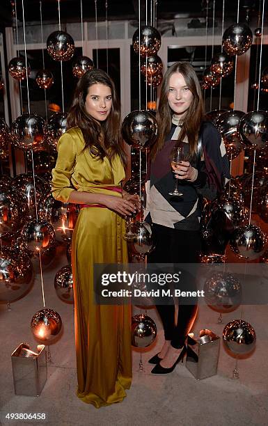 Sarah Ann Macklin and her cousin attend the opening of new landmark 41-storey development, South Bank Tower, with an exclusive event in the penthouse...