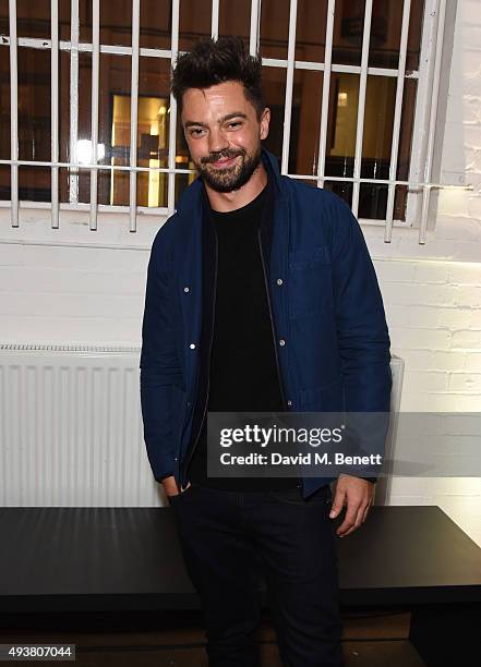 Dominic Cooper attends Whistles Men 1st birthday celebrations at Protein Galleries on October 22, 2015 in London, England.