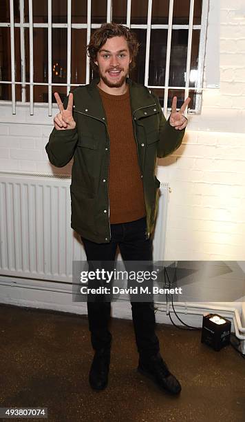 Finn Jones attends Whistles Men 1st birthday celebrations at Protein Galleries on October 22, 2015 in London, England.