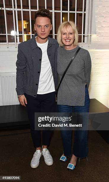 Conor Maynard and Jane Shepherdson attends Whistles Men 1st birthday celebrations at Protein Galleries on October 22, 2015 in London, England.