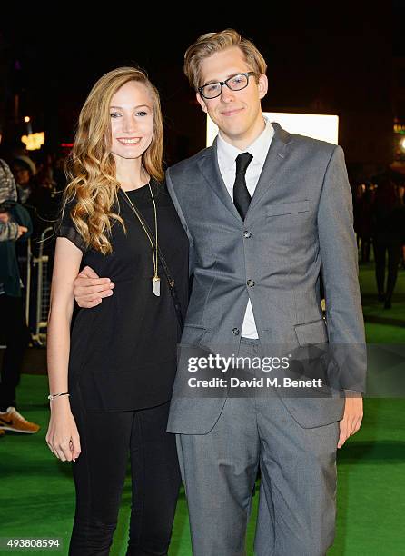 Evan Edinger attends the World Premiere of "Ed Sheeran: Jumpers For Goalposts" at Odeon Leicester Square on October 22, 2015 in London, England.