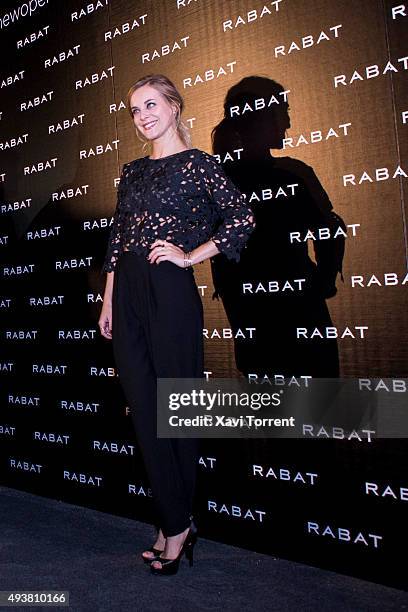 Alba Ribas attends Rabat Boutique Inauguration on October 22, 2015 in Barcelona, Spain.